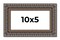 Panoramic Ornate Black Picture Frame - UV Acrylic, Foam Board Backing, Hanging Hardware